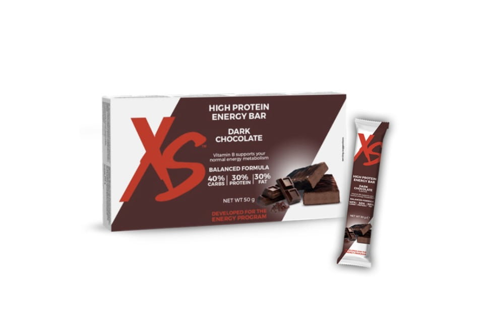 XS™ High Protein Energy Bar o smaku gorzkiej czekolady